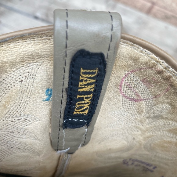 Dan Post snake skin 2 tone boots men’s SZ 9 - Picture 12 of 13